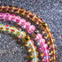 Terra | Gold | Galaxy Glas Makramee Perlen Armband